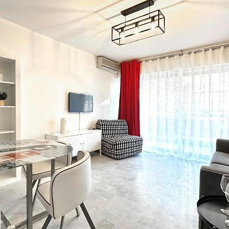 Beau Studio Centre Juan Les Pins A 300M Des Plages Antibes Buitenkant foto